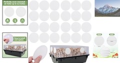 24 Adhesive Monotub Filter Disks, 2.5″ Size for Enhanced Mushroom Cultivation