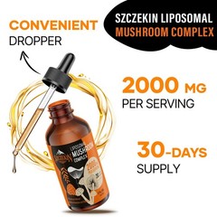 Liposomal Mushroom Complex Drops 2000 MG – 20 Organic 2 Fl Oz (Pack of 3)