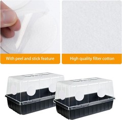 2.5in Thickness 12PCS Mushroom Filter Disks for Effective Growing Success