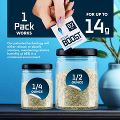 2-Way Humidity Control Pack – Preserve Flavor & Control Humidity at 62% RH – Moi