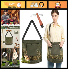 Mushroom Foraging Kit – Mesh Bag, Knife, Adjustable Strap & Pocket – Ideal Gift