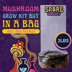 2 LB Mushroom Grow Bag – Nutrient-Enhanced, Injection Port, Easy Spore Growing!