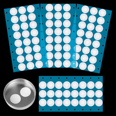 Synthetic Filter Paper Stickers 96 Pcs 20 Mm 0.25 Μm Filter Disc Mushroom Applie