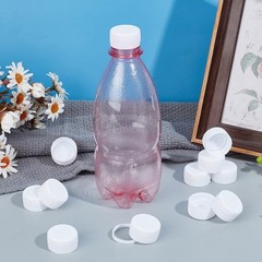 50Pcs Plastic Bottle Caps White Screw-On Cap 28.5mm Inner Diameter Bottle Jug…