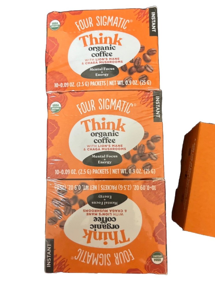 Four Sigmatic Mushroom Mix Coffee Lion’S Mane | Think | Pack of 3 (30 Packets)