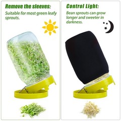 Sozize Sprouting Kit Sprouts Growing Kit 34oz Wide Mouth Seed Sprouting Jar