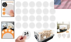 2.5″ Monotub Adhesive Filter Pads – 24 Pack for Fresh Mushroom Growth