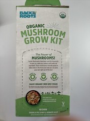 Back To The Roots Organic Mushroom Farm Grow Kit Pearl Oyster Mushrooms