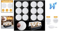 2.5in Thickness 12PCS Mushroom Filter Disks for Effective Growing Success