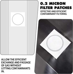 Durable 60-Pack Mushroom Grow Bags with Microporous Filters for Optimal Growth
