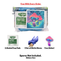 All-in-One Dung Loving Mushroom Growing Kit Bag Grow Substrate & Rye Grain