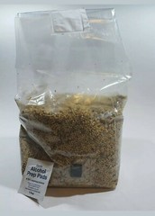 Mushroom grain spawn bag and super substrate kit.2LB grain 4LB substrate.