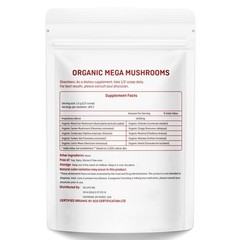 VELOTO Organic Mega Mushroom Powder Blend,10 in 1 10 Ounce (Pack of 1)