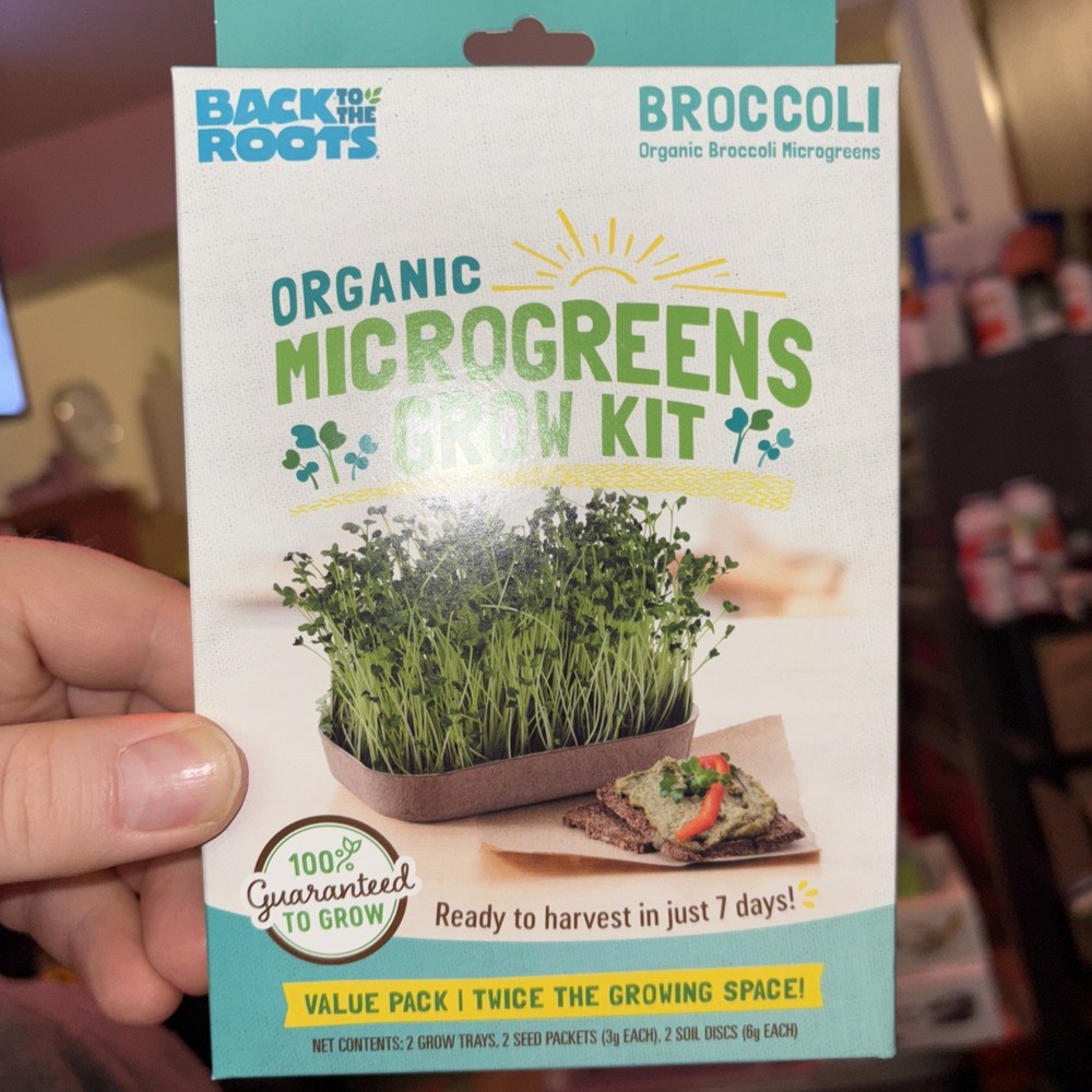 Back to the Roots Organic Broccoli Microgreens Grow Kit