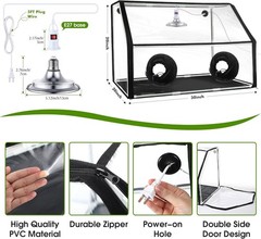 Large Mushroom Growing Kit with 48 LED Grow Light