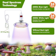Large Mushroom Growing Kit with 48 LED Grow Light