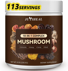10-In-1 Mushroom Powder, Mushroom Complex – Lions Mane, Reishi, Shiitake, Chaga,