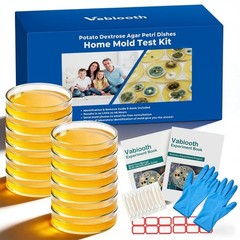 12 Packs Agar Petri Dishes Home Mold Kit, Science Project Kit, Mushroom Grow…