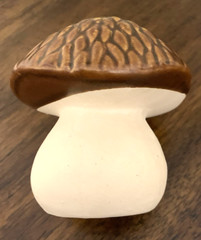 Glazed Resin/Ceramic Mushrooms, Set of 2, New