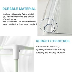 Large Still Air Box for Mushroom Cultivation – 31.5″x20.5″ Grow Tent Kit with Fl