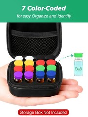 3ml Silicone Peptide Vial Caps, 14 Pcs Reusable Protective Covers 3ml_14pcs