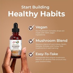 Mushroom Complex | Lion’s Mane | Turkey Tail | Reishi Mushroom | Shiitake Mus…