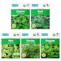 Organic Herb Seeds Variety (5-Pack) 5pk Herb Variety