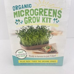 Organic Microgreens Grow Kit – Back to the Roots – Broccoli Harevst 7 Days