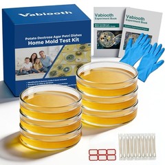 6 Packs Agar Petri Dishes Home Mold Kit, Science Project Kit, Mushroom Grow,…