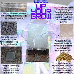 6lb All In One Mushroom Grow Kit In A Bag