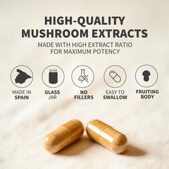 HIFAS DA TERRA Optimum Welcome Pack for Men – Mushroom 60 Count (Pack of 1)