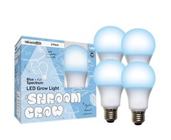 Shroom Grow Indoor LED Grow Bulbs for Oyster, Shiitake, Lions Mane Mushrooms
