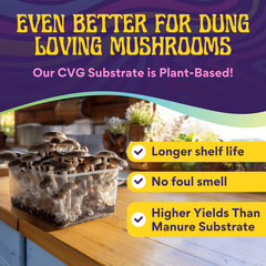 8 LB Monotub Refill Kit | Incl: 3 LB Sterilized Milo Grain Spawn & 5 LB CVG Sub