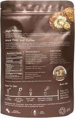 Mushroom Coffee, Organic 6 Mushrooms Lion’s Mane Shitake Reishi MCT 30 Servings