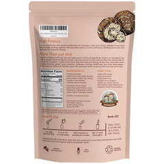 Mushroom Chai, Adaptogenic 6 Mushrooms with Lion’S Mane, Reishi, Cordyceps, Shii