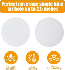 High-Efficiency 2.5in Mushroom Filter Disks – 12PCS for Optimal Gas Exchange