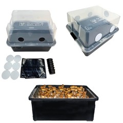 Myco Labs Grower s Select Mushroom Monotub Fruiting Chamber with Filter Disks