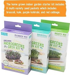 DIY Microgreen Grow Kit – 6 Variety Pack for Home Gardening & Healthy Eating