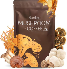 Mushroom Coffee, Adaptogenic 6 Mushrooms with Lion’S Mane, Reishi, Cordyceps, Sh