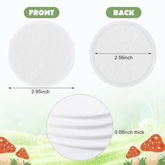 24 Adhesive Monotub Filter Disks, 2.5″ Size for Enhanced Mushroom Cultivation