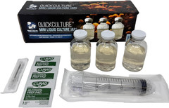 Quick Culture Mini Spore Germinating Liquid Culture Jars (3-Pack)