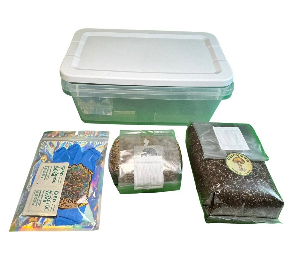 Complete Dubtub Starter Mushroom Grow Kit – Simply Introduce Your Spores