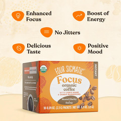 Lion’s Mane Coffee Mix – Focus Boost – 3 Pack (60 Count)