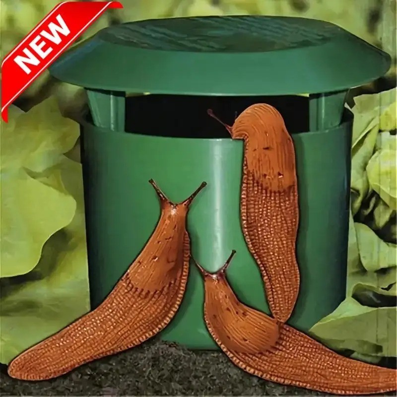 Reusable Snail & Slug Trap Plastic Garden Pest Cage for Flowers Vegetables Safe