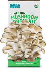 Organic Oyster Mushroom Grow Kit, Harvest Gourmet Mushrooms in 10 Days