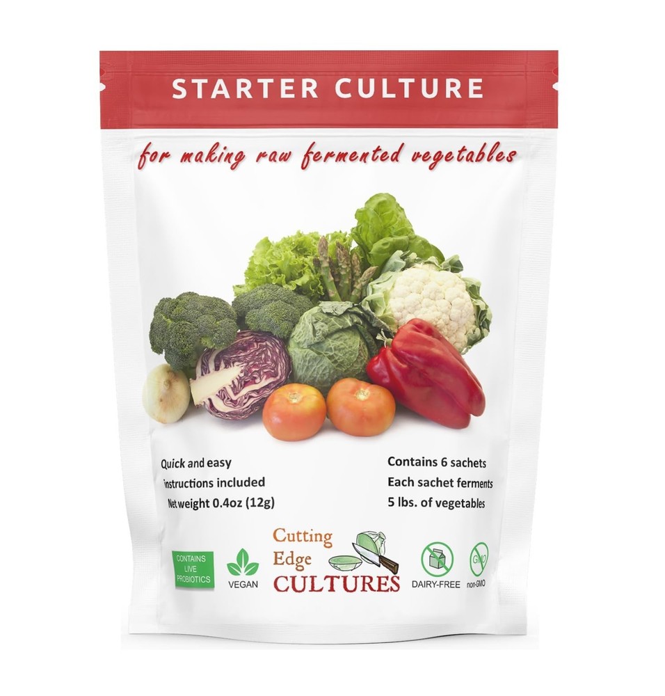 Vegetable Starter Culture Kit – 6 Pouches, 12g – Fermentation Supplies for Home