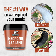 Neopond Waterproof Pond Sealant – Fish and Plant Safe Waterproofing Membrane Sea