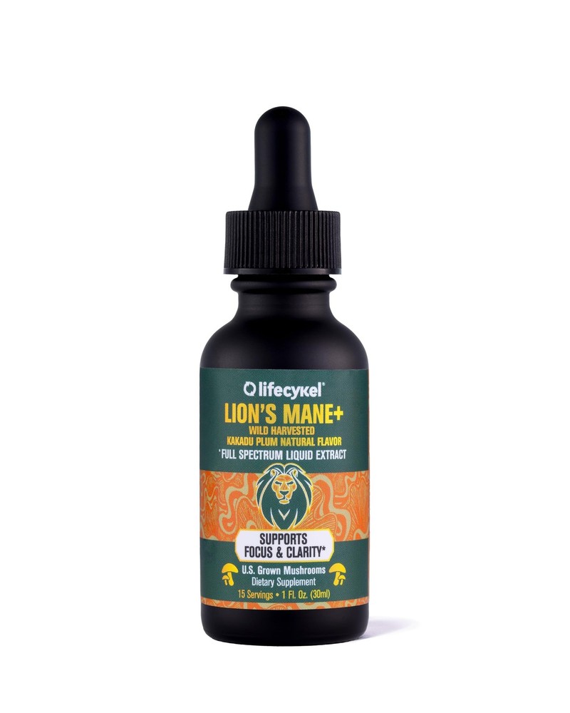Life Cykel – Lion’s Mane Mushroom Extract with Kakadu 1 Fl Oz (Pack of 1)
