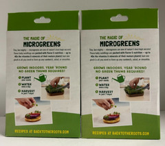 2 PACK – New Back to the Roots Organic Microgreens Grow Kit Mighty Mix X2