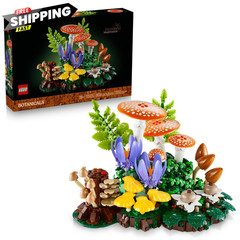 LEGO Botanicals Woodland Mushrooms – Building Set for Adults, Ages Multicolor